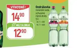 Globus Ondrášovka ochucená nabídka