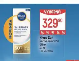 Globus Nivea sun plaťové sérum nabídka