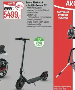 Globus Sencor elektrická koloběžka scooter s21 nabídka