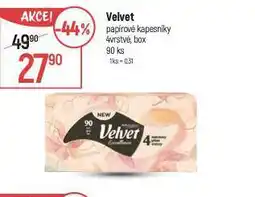Globus Velvet papírové kapesníky nabídka