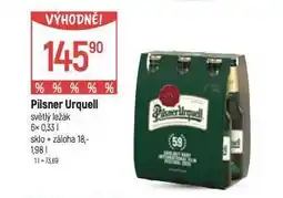 Globus Pivo pilsner urquell nabídka