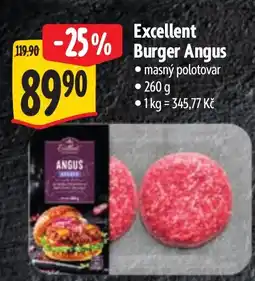 Albert Excellent Burger Angus nabídka
