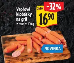 Albert Vepřové klobásky na gril nabídka