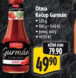 Albert Otma Kečup Gurmán nabídka