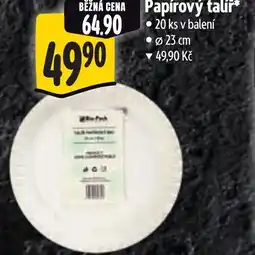 Albert Papírový talíř nabídka