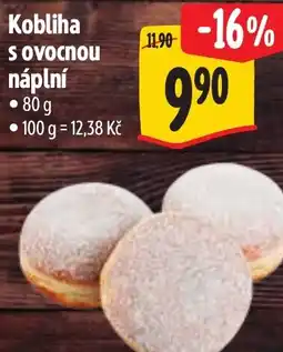 Albert Kobliha s ovocnou náplní nabídka