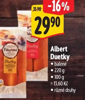 Albert Albert Duetky nabídka