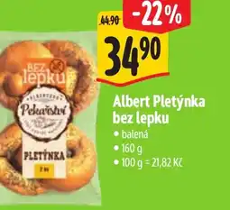 Albert Albert Pletýnka bez lepku nabídka