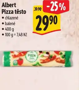 Albert Albert Pizza těsto nabídka