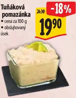 Albert Tuňáková pomazánka nabídka