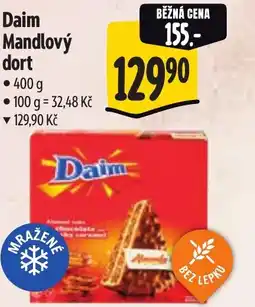 Albert Daim Mandlový dort nabídka
