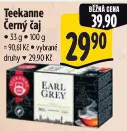 Albert Teekanne Černý čaj nabídka