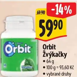 Albert Orbit Žvýkačky nabídka
