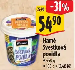 Albert Hamé Švestková povidla nabídka