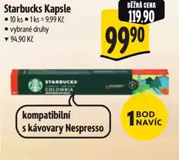 Albert Starbucks Kapsle nabídka