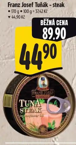 Albert Franz Josef Tuňák - steak nabídka