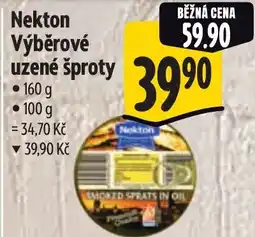 Albert Nekton Výběrové uzené šproty nabídka