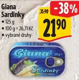 Albert Giana Sardinky nabídka