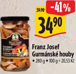 Albert Franz Josef Gurmánské houby nabídka