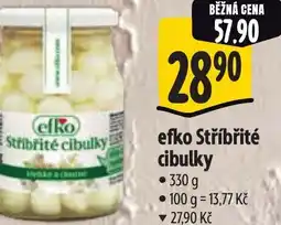 Albert Efko stříbřité cibulky nabídka