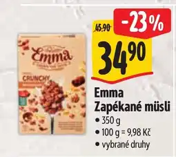 Albert Emma Zapékané müsli nabídka