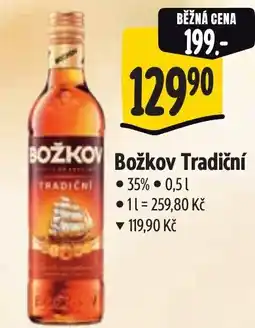 Albert Božkov Tradiční nabídka