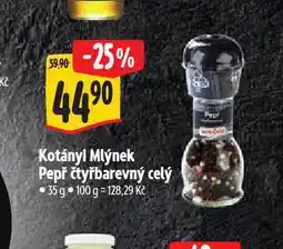 Albert Kotányi mlýnke pepř čtyřbarevný celý nabídka