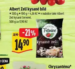 Albert Zelí kysané bílé nabídka