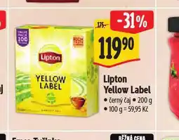 Albert Lipton yellow label černý čaj nabídka