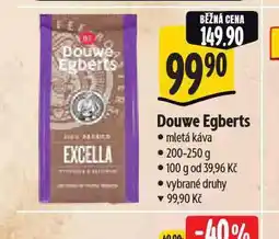 Albert Douwe egberts mletá káva nabídka