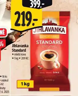 Albert Jihlavanka standard mletá káva nabídka