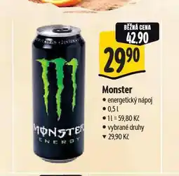 Albert Monster energy drink nabídka