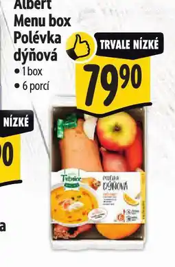 Albert Menu box polévka dýňový nabídka