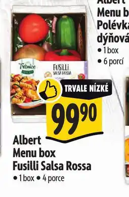 Albert Menu box fusilli slasa rossa nabídka
