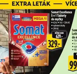 Albert Somat excellence tablety do myčky nabídka