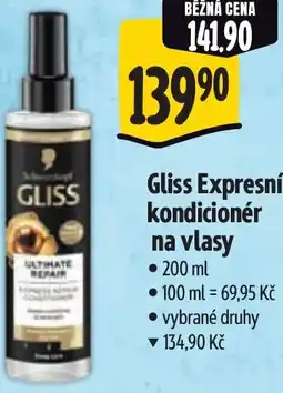 Albert Gliss Expresní kondicionér na vlasy nabídka