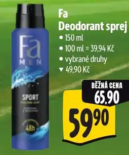 Albert Fa Deodorant sprej nabídka