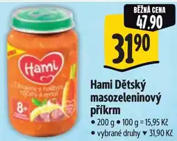 Albert Hami Dětský masozeleninový příkrm nabídka