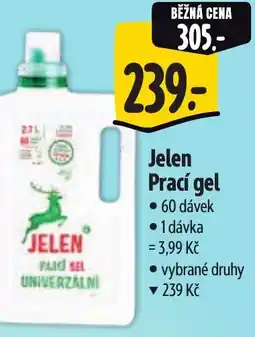 Albert Jelen Prací gel nabídka