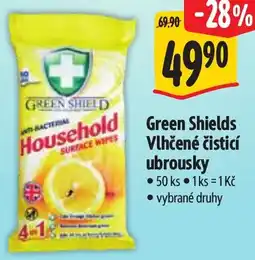 Albert Green Shields Vlhčené čisticí ubrousky nabídka