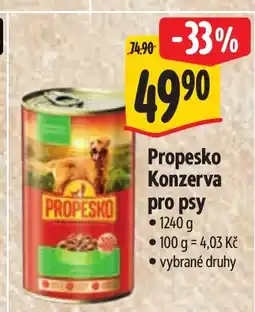 Albert Propesko Konzerva pro psy nabídka