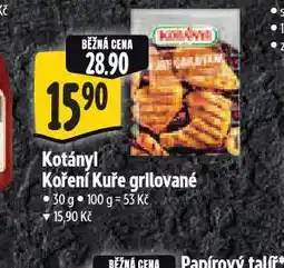 Albert Kotányi koření grilované kuře nabídka