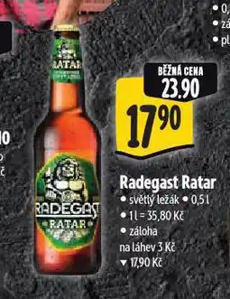 Albert Pivo radegast ratar nabídka