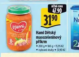Albert Hami masozeleninový příkrm nabídka