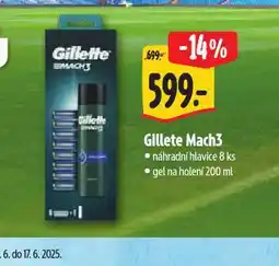 Albert Gillette mach3 náhradní hlavice nabídka
