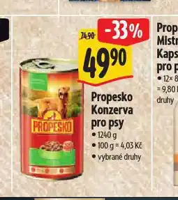 Albert Propesko kousky konzerva pro psy nabídka