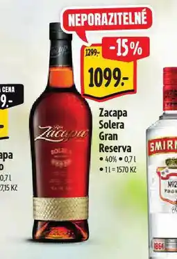 Albert Zacapa solera gran reserva nabídka