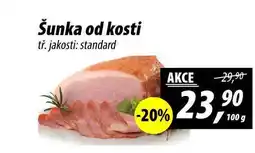 ZEMAN Šunka od kosti tř. jakosti: standard, 100 g nabídka
