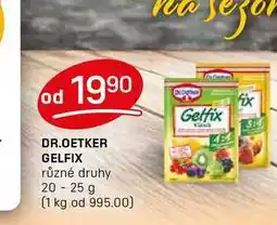 Flop DR.OETKER GELFIX různé druhy 20-25 g nabídka