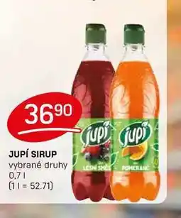 Flop JUPÍ SIRUP vybrané druhy 0,7l nabídka